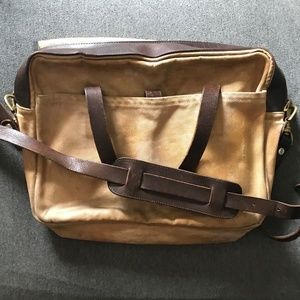 Gustin Canvas Leather Briefcase